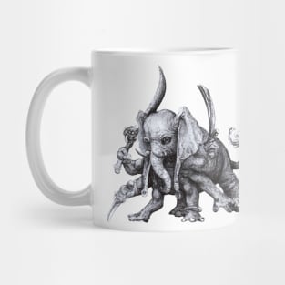 elephant warrior - Ganesh Inspo Mug